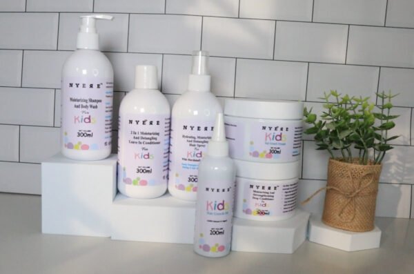 Gentle Hair Care Bundle For Kids , Complete Hair Care Bundle For The Little Ones